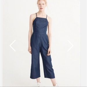 BRAND NEW Abercrombie Denim Looking Jumpsuit